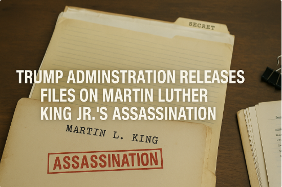 Trump Administration Releases Files on Martin Luther King Jr.'s Assassination
